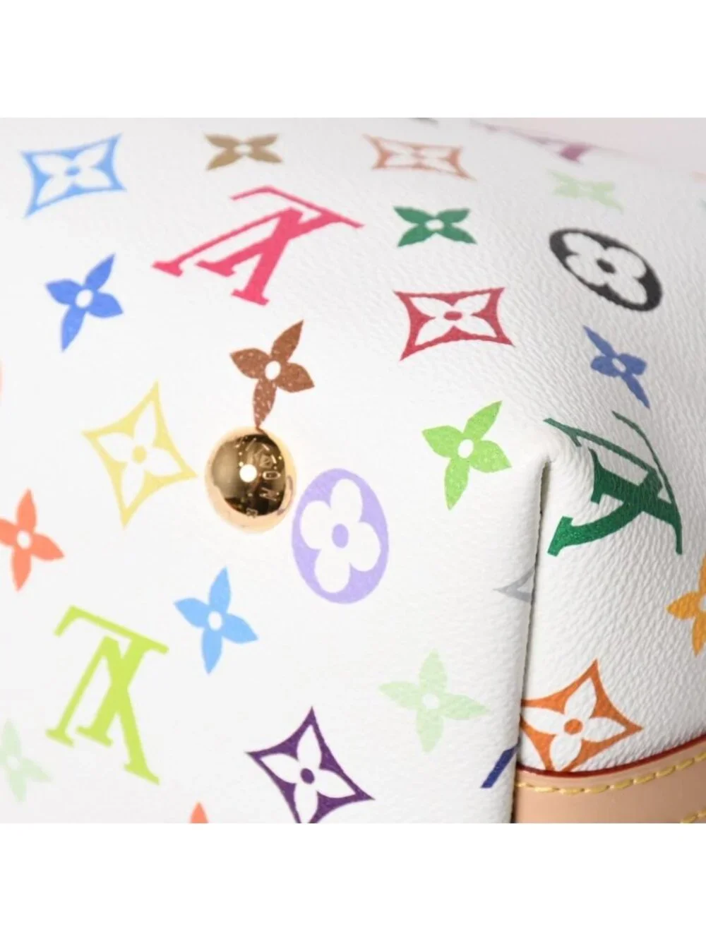 Louis Vuitton LV TM Carryall PM Shoulder Bag Monogram Multicolor Takashi